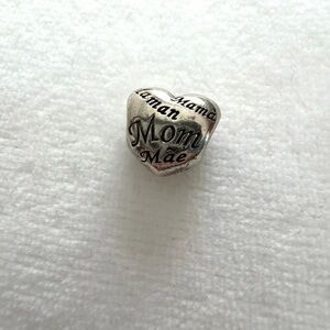 PANDORA, Authentic, One owner, Gently Used. “Mom” Heart Charm.
